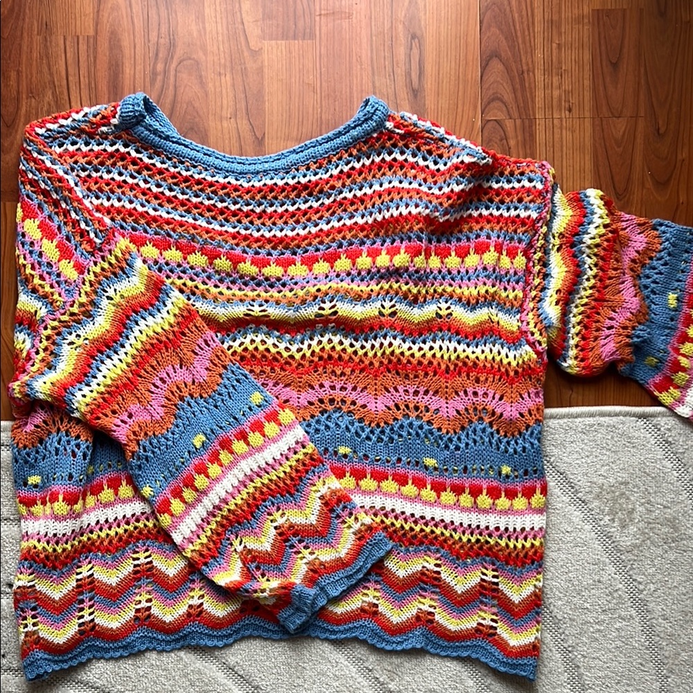 Colorful Striped Women's Sweater